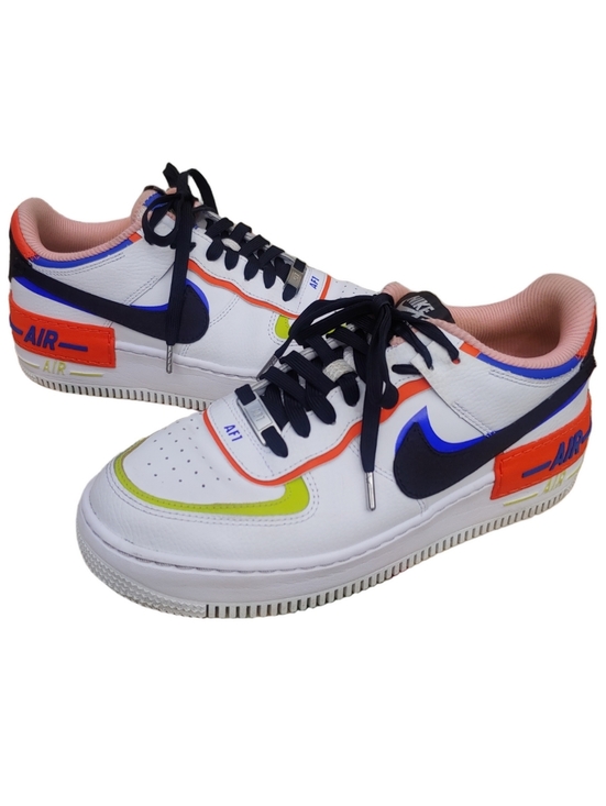 Nike Air Force Shoes - Nike Air Force 1 Shadow Sneakers White Multi Women's 9.5